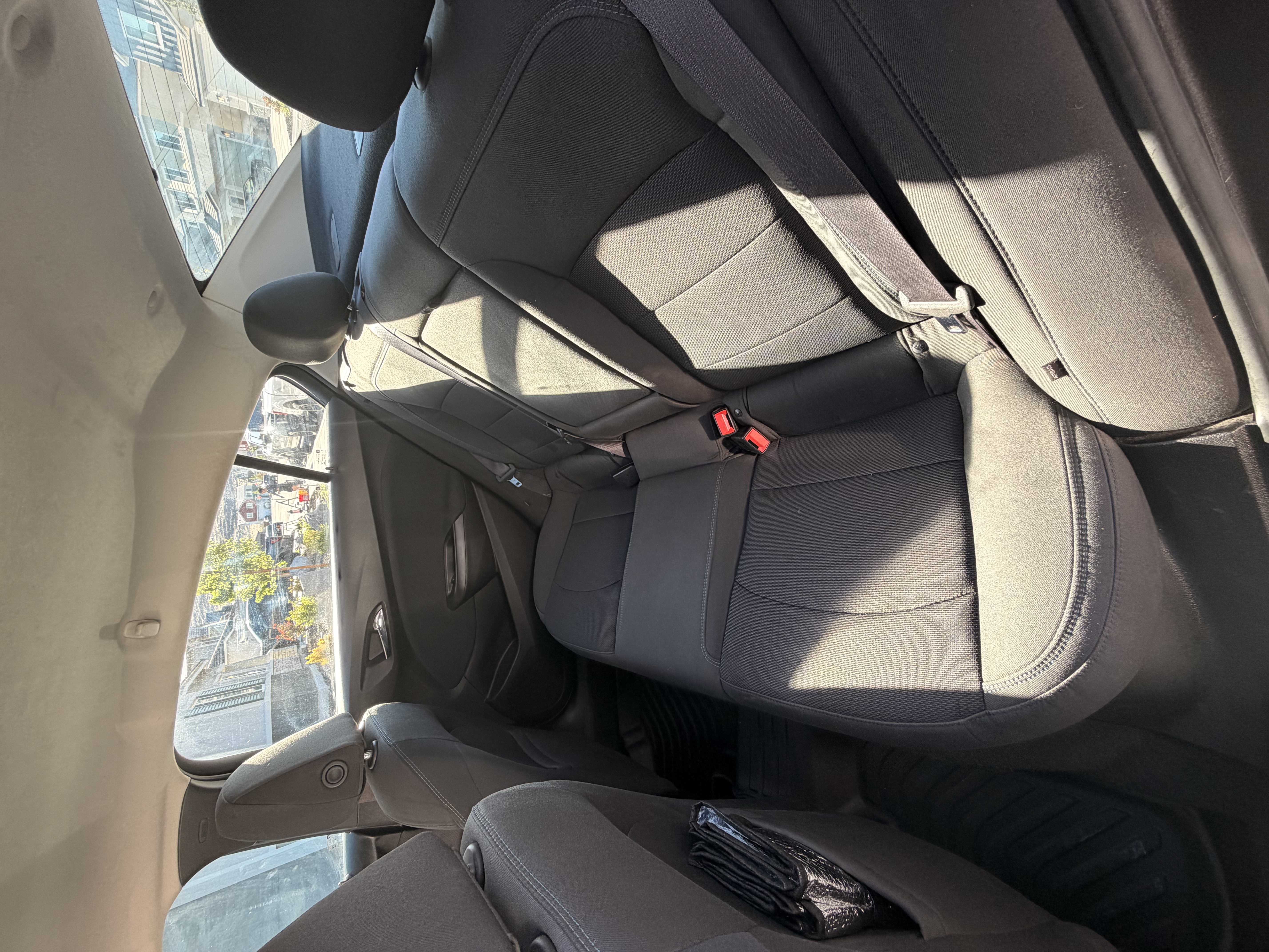 After: Clean seats