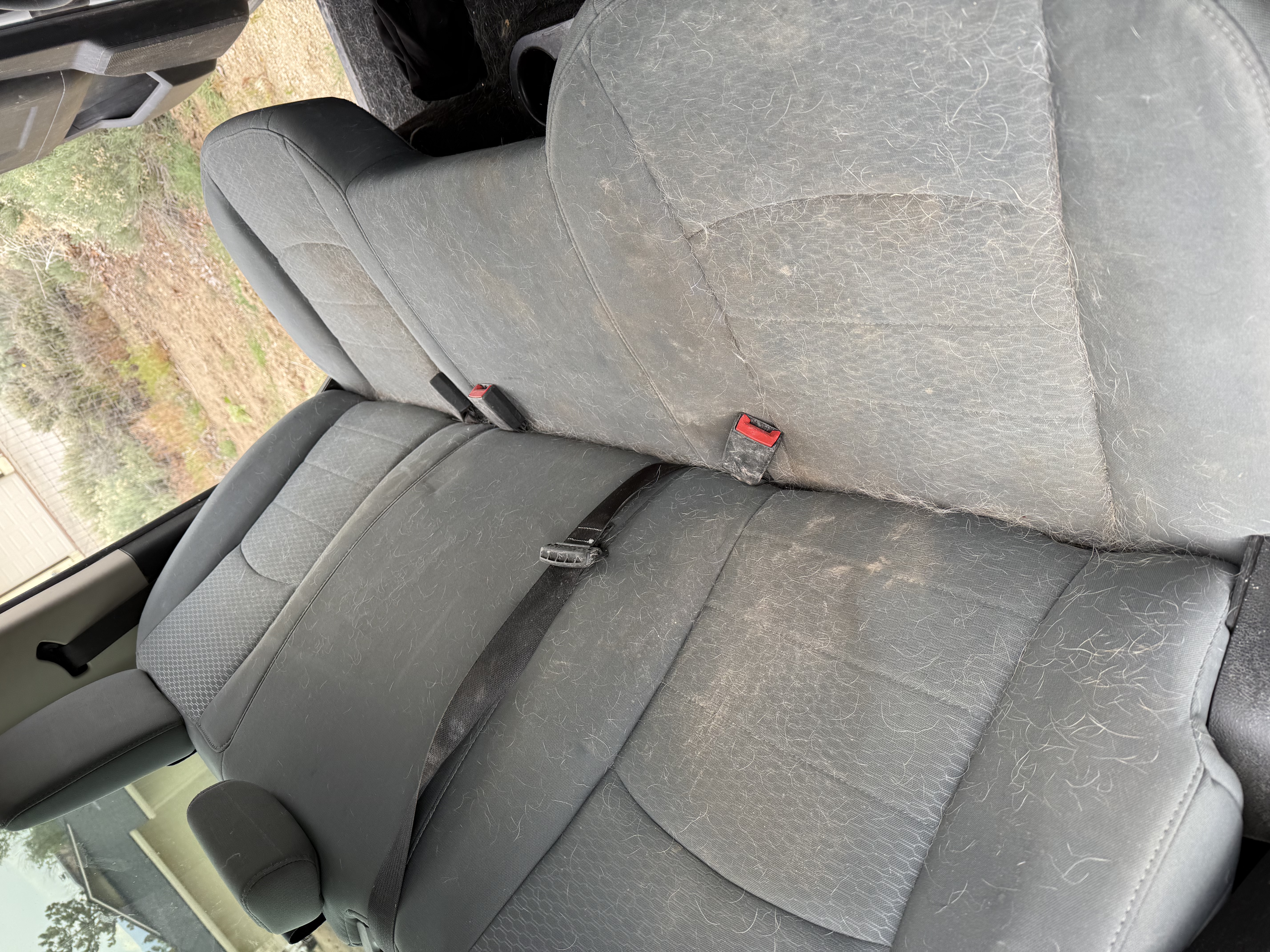 Before: Dirty interior