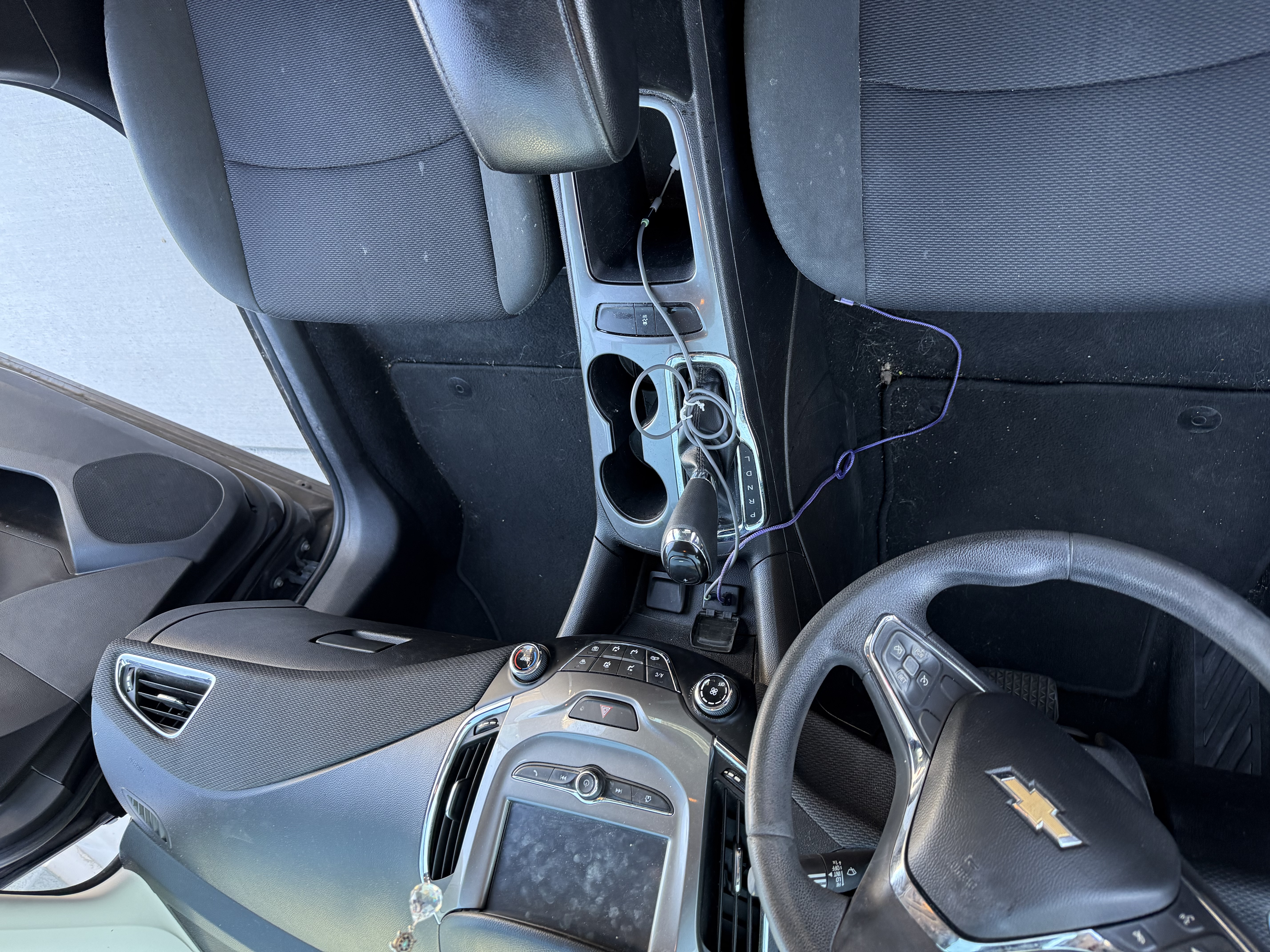 Before: Dirty interior